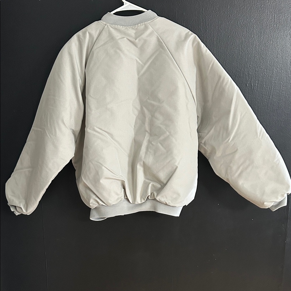 NAPA Gray Bomber Jacket Made in USA Size XL - Picture 2 of 8